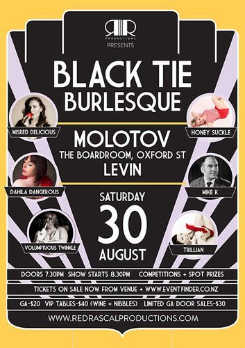 Black Tie Burlesque - Molotov Cocktail Bar