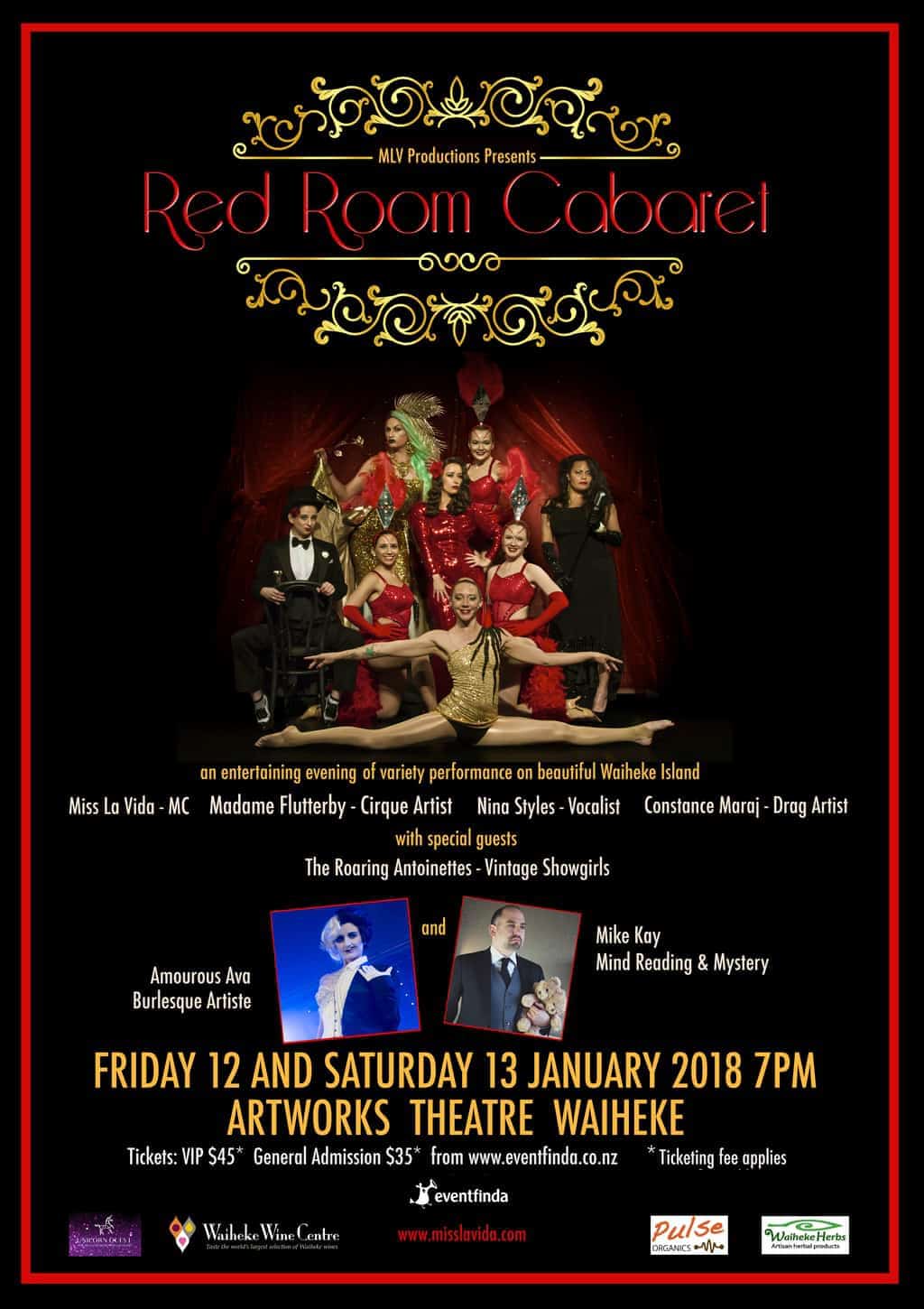 The Red Room Cabaret, January 2018